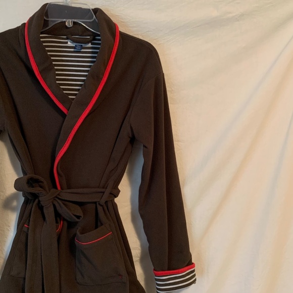 Timbo Dino Pirate Fleece Cotton Lined Robe Youth Size 12 - Picture 4 of 11